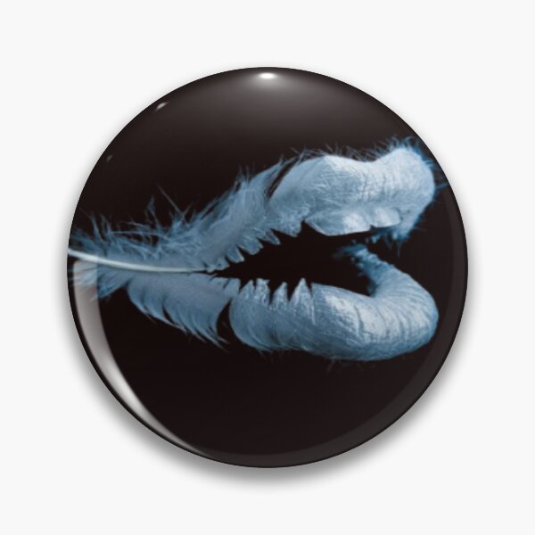 Item preview, Metallic Feather Lips Surreal Blue Glow Aesthetic designed and sold by ZChrome.