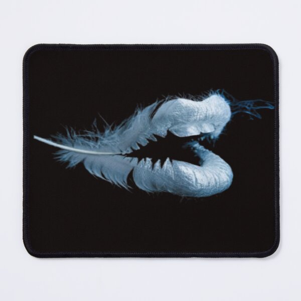 Item preview, Metallic Feather Lips Surreal Blue Glow Aesthetic designed and sold by ZChrome.