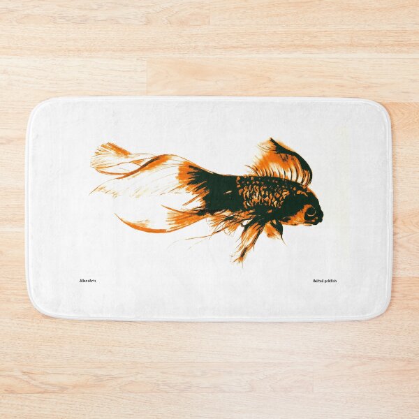Item preview, Veil - tailed Goldfish hand drawn portrait designed and sold by AllansArts.
