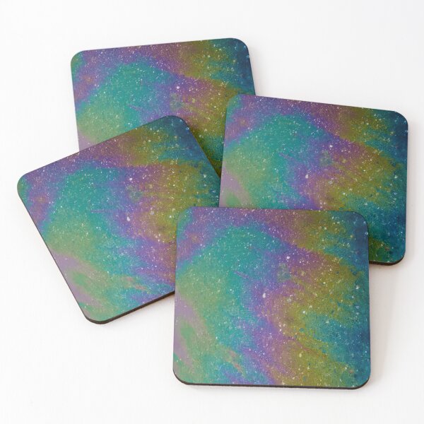 Item preview, Trippy Space Galaxy Rainbow Gasoline Oil Spill Concrete designed and sold by TackyTime.