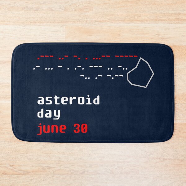 Item preview, International Asteroid Day June 30 morse designed and sold by bravoalpha.