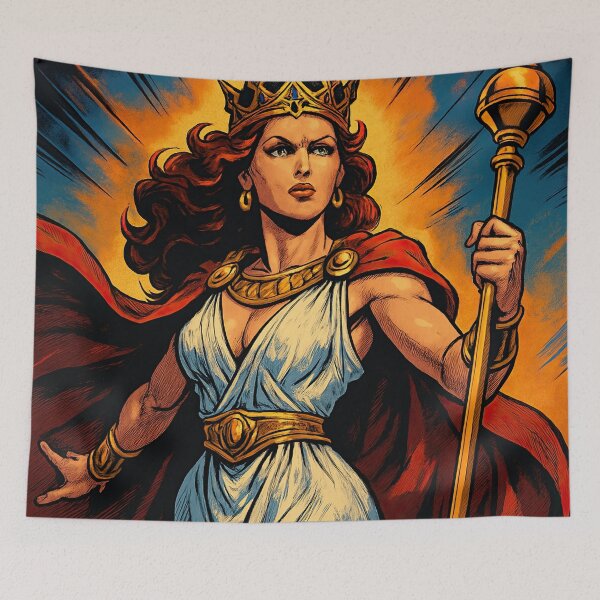 Item preview, Hera, Greek Olympian queen of the gods  | Comics stylCartoone -  designed and sold by ComicsFactory.
