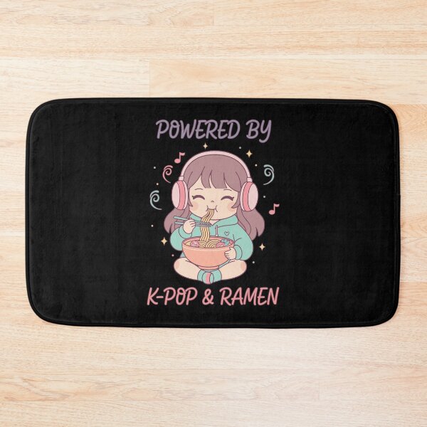 Item preview, Powered By K-Pop And Ramen Kpop Korean Music Cute designed and sold by LuminOrb.