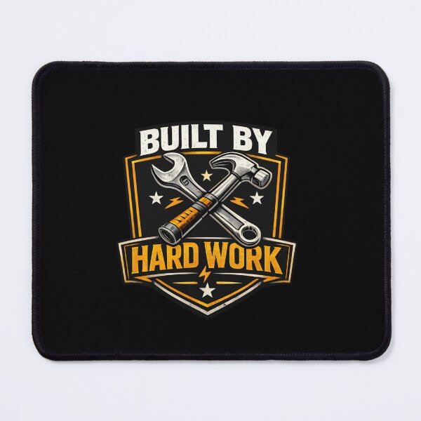 Item preview, Built by Hard Work | Discipline Mindset T-Shirt designed and sold by RALYSHOP.