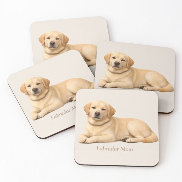 Item preview, Cozy Labrador Mom – Calm Resting Dog Art designed and sold by dogmomtees.