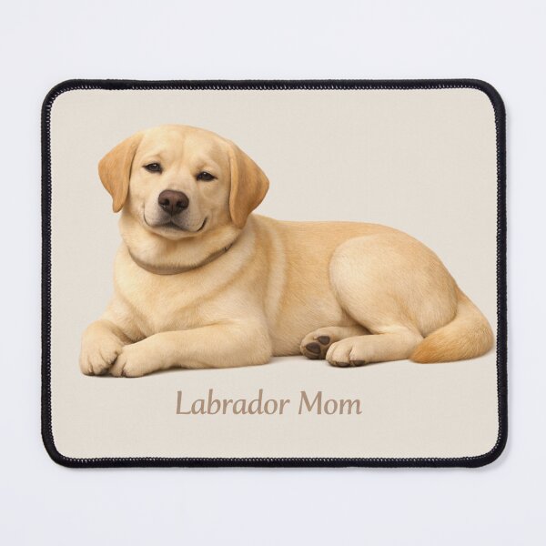 Item preview, Cozy Labrador Mom – Calm Resting Dog Art designed and sold by dogmomtees.