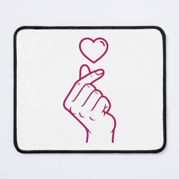 Item preview, Kpop Korean Music Cute Finger Heart Love Korea designed and sold by LuminOrb.