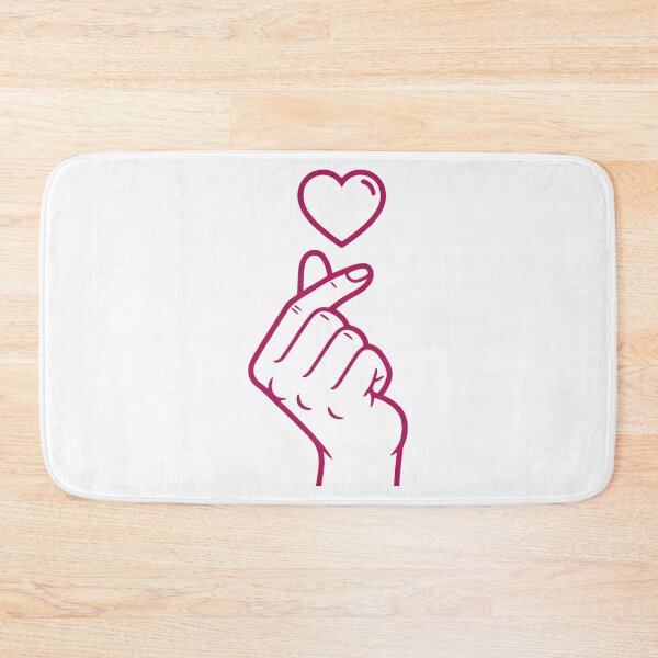 Item preview, Kpop Korean Music Cute Finger Heart Love Korea designed and sold by LuminOrb.
