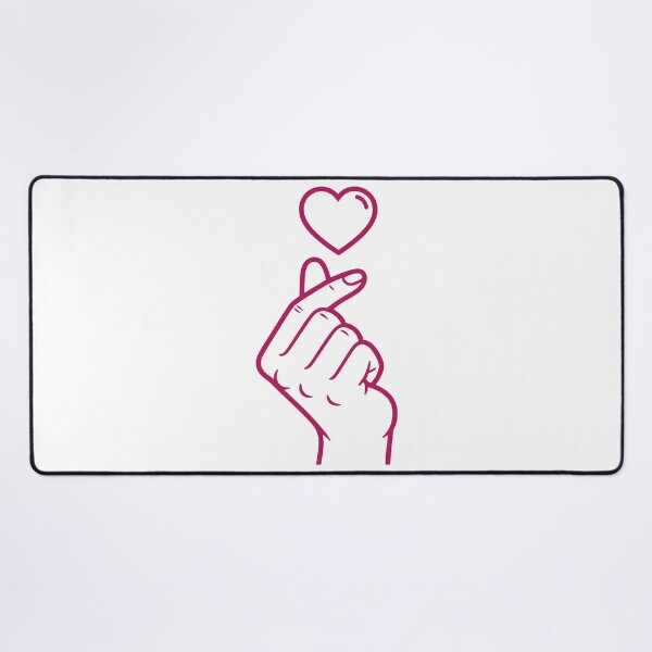 Item preview, Kpop Korean Music Cute Finger Heart Love Korea designed and sold by LuminOrb.