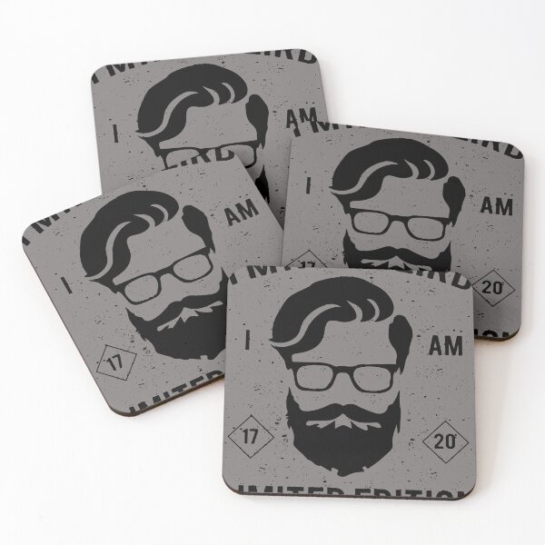 Item preview, I AM NOT WEIRD — LIMITED EDITION (Black Badge Hipster Design) designed and sold by RiseAgainArt.