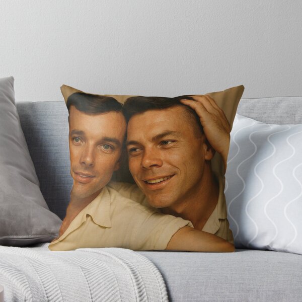 Item preview, Vintage 1950s Together Forever Hyperrealism Two Smiling Men Embracing designed and sold by ItsAKinkThing.