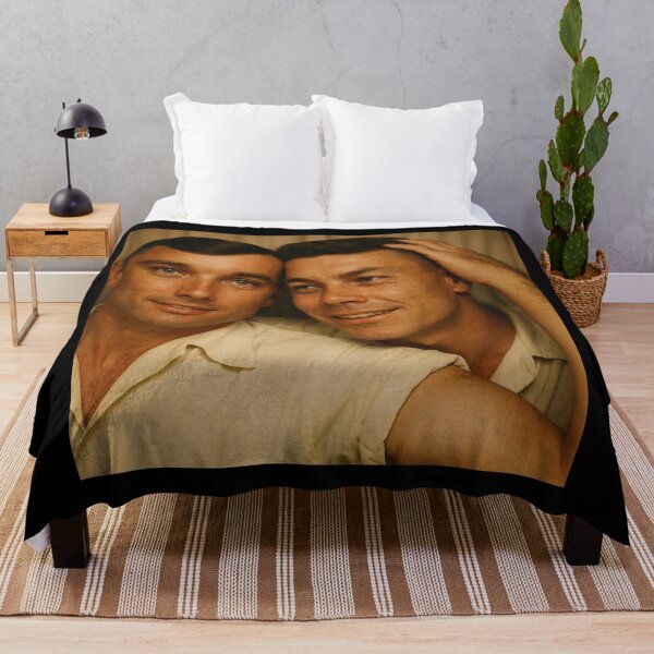 Item preview, Vintage 1950s Together Forever Hyperrealism Two Smiling Men Embracing designed and sold by ItsAKinkThing.