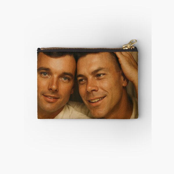 Item preview, Vintage 1950s Together Forever Hyperrealism Two Smiling Men Embracing designed and sold by ItsAKinkThing.