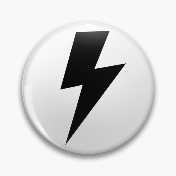 Item preview, Black Lightning Bolt designed and sold by OneThreeSix.