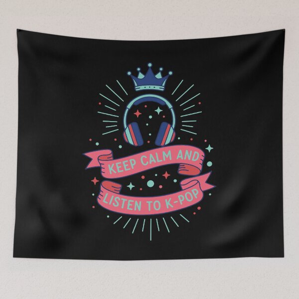 Item preview, Keep Calm And Listen To K-Pop Korean Music designed and sold by LuminOrb.