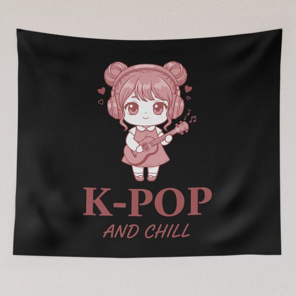 Item preview, K-Pop And Chill Cute Korean Music Anime Girl Love designed and sold by LuminOrb.