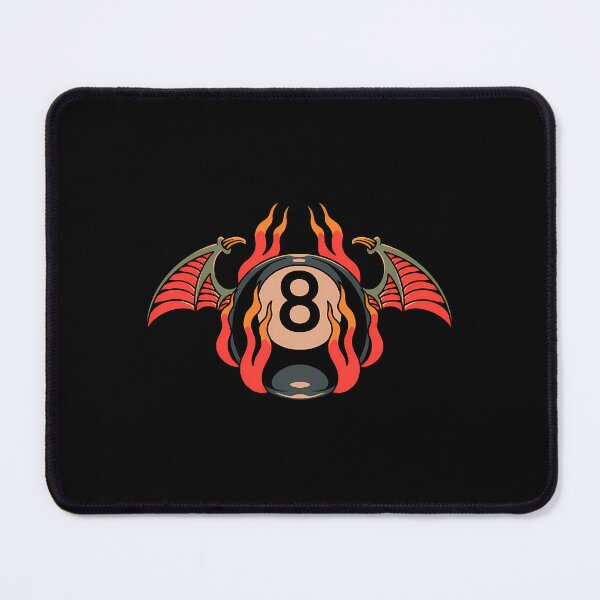 Item preview, Traditional Bat Eight Ball Tattoo designed and sold by rjhhjawthux77.