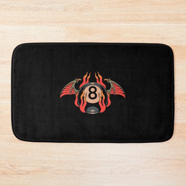 Item preview, Traditional Bat Eight Ball Tattoo designed and sold by rjhhjawthux77.