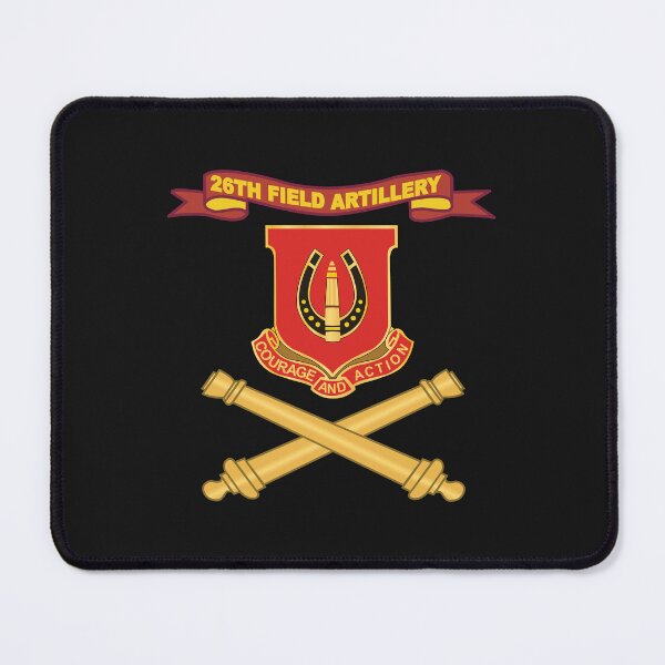 Item preview, Army - 26th Field Artillery w Ribbon - Br X 300 designed and sold by Military Insignia Products.