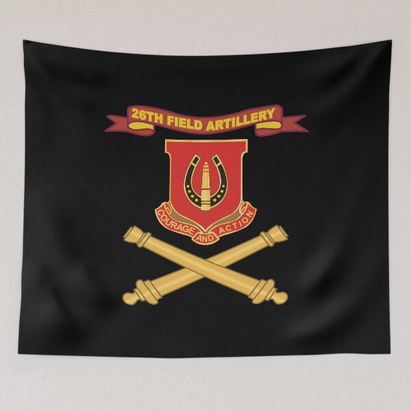 Item preview, Army - 26th Field Artillery w Ribbon - Br X 300 designed and sold by Military Insignia Products.