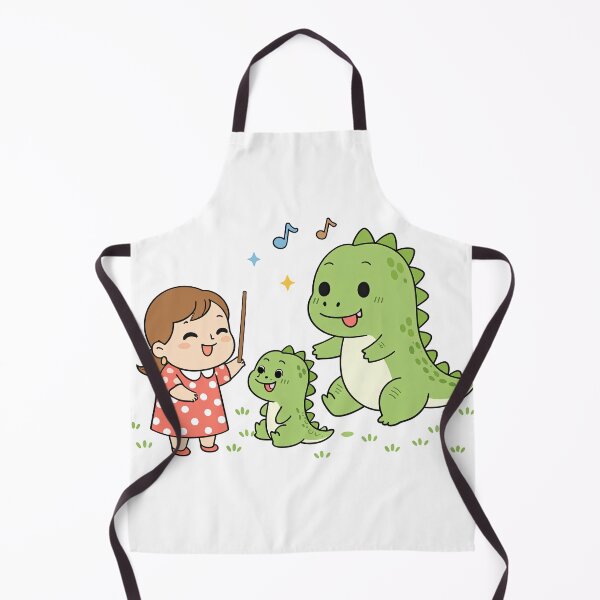 Item preview, Cute Dinosaur Teacher Giving Advice in Classroom – Kids Learning Cartoon Illustration designed and sold by MeeraArts&Crafts.