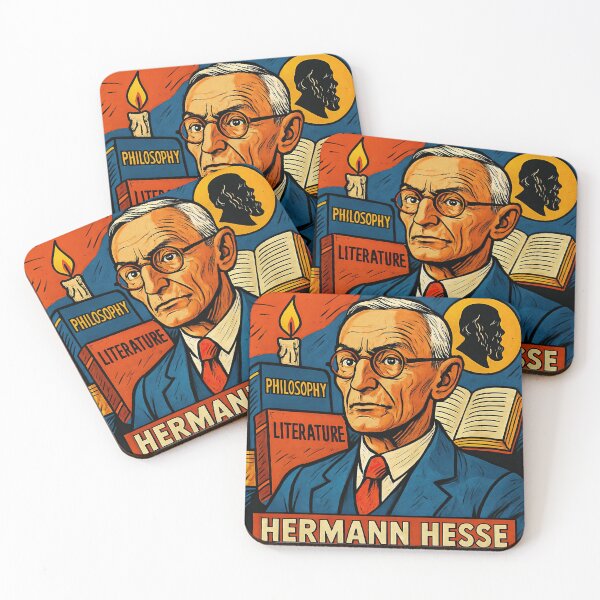 Item preview, Herman Hesse, author | Comics stylCartoone -  designed and sold by ComicsFactory.