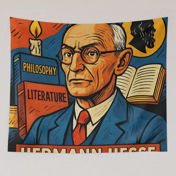 Item preview, Herman Hesse, author | Comics stylCartoone -  designed and sold by ComicsFactory.