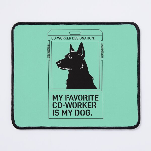 Item preview, My Favorite Co-Worker Is My Dog Badge WFH Humor designed and sold by Dariusz.K.