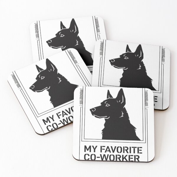 Item preview, My Favorite Co-Worker Is My Dog Badge WFH Humor designed and sold by Dariusz.K.