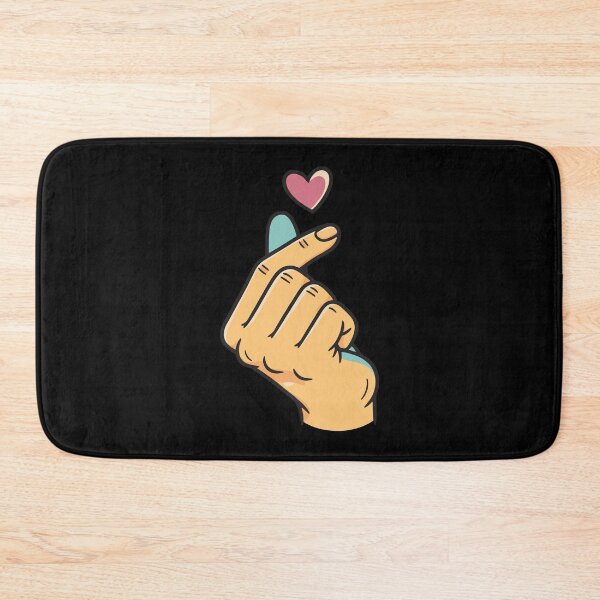 Item preview, Kpop Korean Finger Heart Cute Love Korean Music designed and sold by LuminOrb.