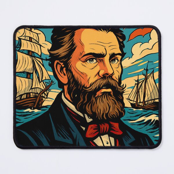 Item preview, Herman Melville, author | Comics stylCartoone - designed and sold by ComicsFactory.
