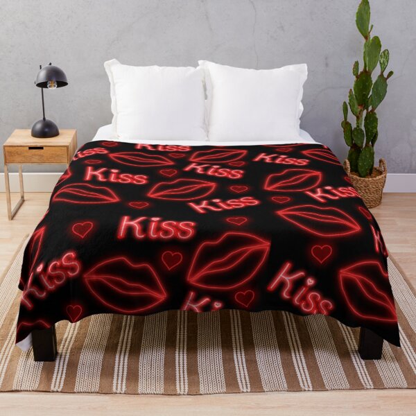 Item preview, Neon Kiss Red Tapestry designed and sold by Pandaerable.