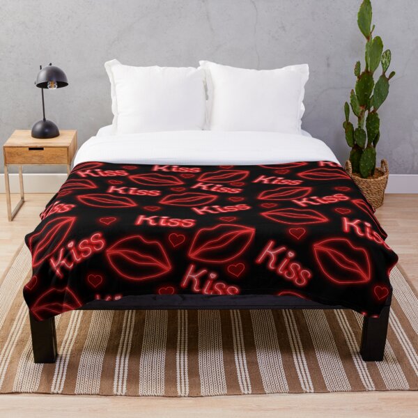 Item preview, Neon Kiss Red Tapestry designed and sold by Pandaerable.