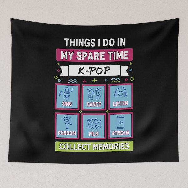Item preview, Things I Do In My Spare Time K-Pop Sing Dance designed and sold by LuminOrb.