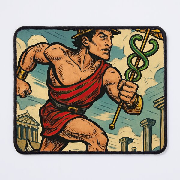 Item preview, Hermes, Greek herald of the gods | Comics stylCartoone - designed and sold by ComicsFactory.