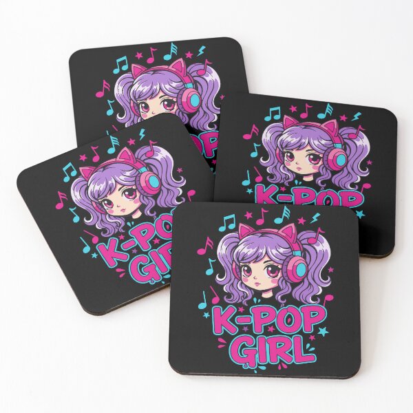 Item preview, K-Pop GIRL Cute Korean Pop Anime Music Korea designed and sold by LuminOrb.