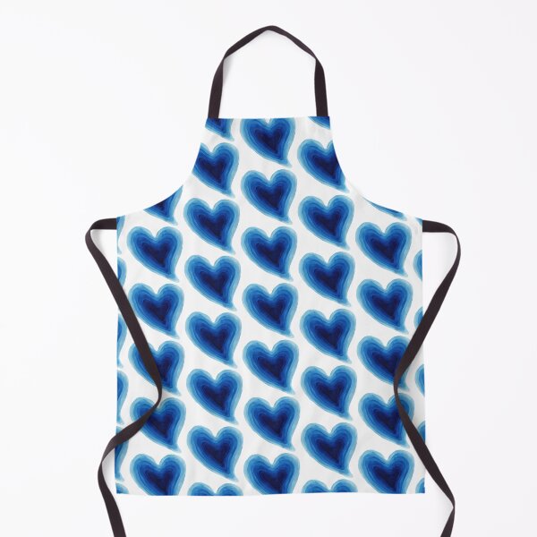 Item preview, Blue heart watercolor abstraction designed and sold by VitSArt.