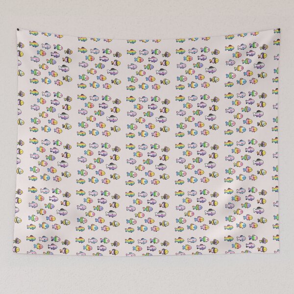 Item preview, fish sticker for fun designed and sold by zohocreations.