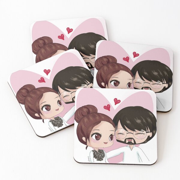 Item preview, Happy Valentine My Love Cute Couple designed and sold by Hisi Designs.