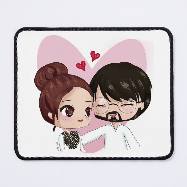 Item preview, Happy Valentine My Love Cute Couple designed and sold by Hisi Designs.