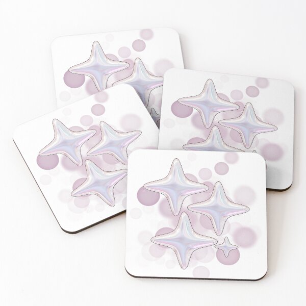 Item preview, Holographic Stars – Aesthetic Illustration designed and sold by iamKRUK.