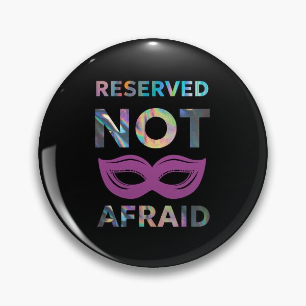 Item preview, Reserved Not Afraid | Quiet Confidence T-Shirt designed and sold by RALYSHOP.