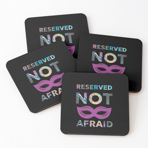 Item preview, Reserved Not Afraid | Quiet Confidence T-Shirt designed and sold by RALYSHOP.