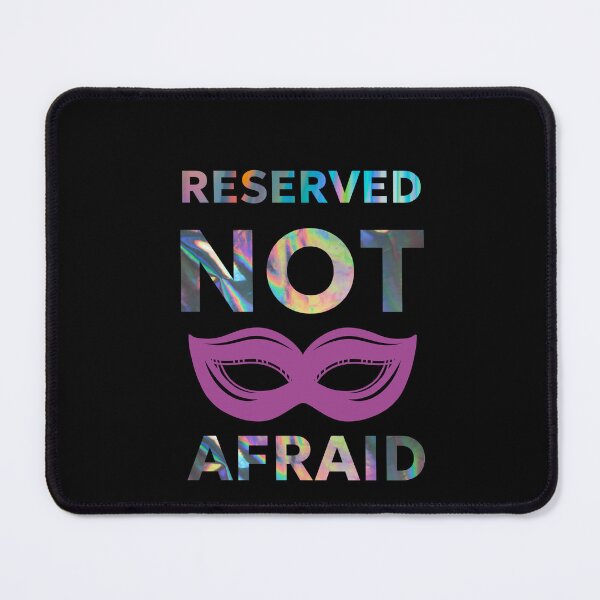 Item preview, Reserved Not Afraid | Quiet Confidence T-Shirt designed and sold by RALYSHOP.