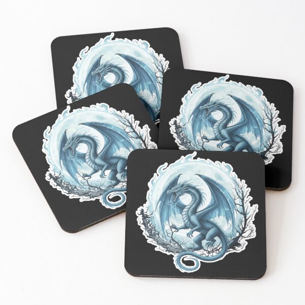 Item preview, Dragon Ice Moon  - Spirit Moon Art designed and sold by Magic  House.