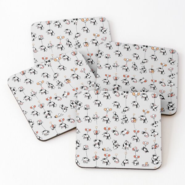 Item preview, Flying cow Pattern  designed and sold by Akali Design.
