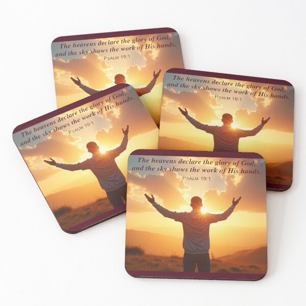 Item preview, Christian Sunset - Psalm 19:1 designed and sold by Pastor Reeves Studio.