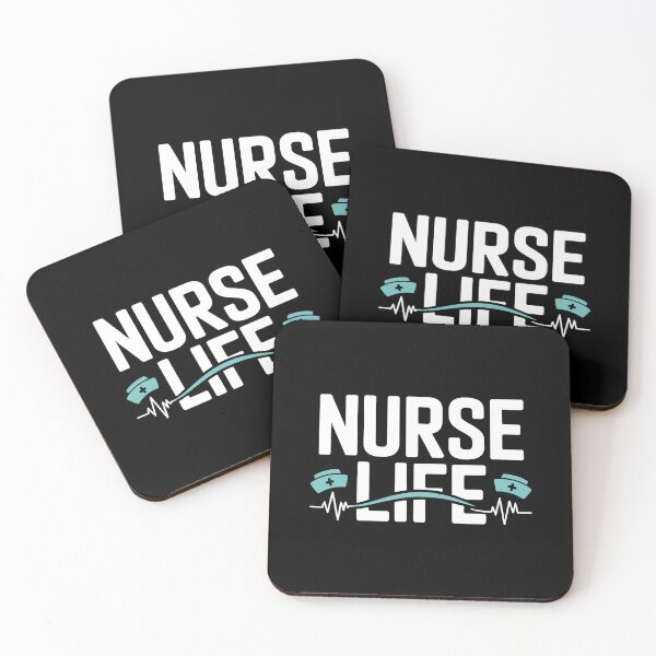 Item preview, Proud Nurse Life Medical Typography designed and sold by SplashTastic.
