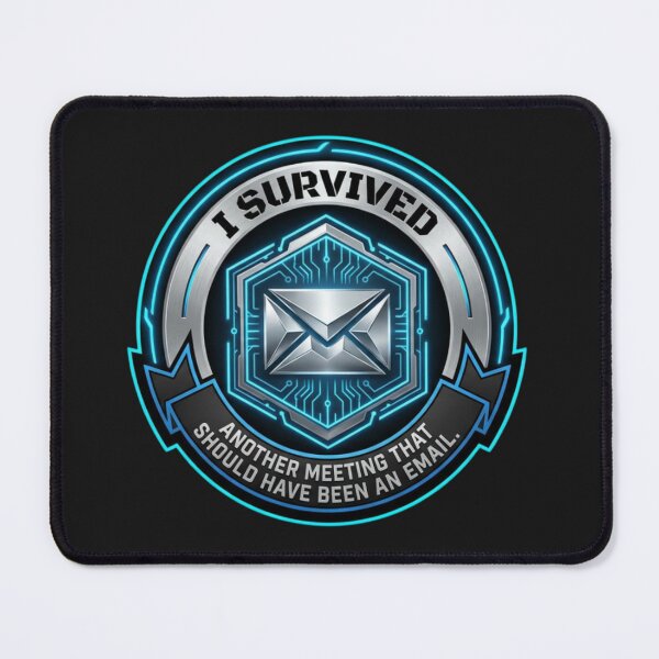 Item preview, I Survived Another Meeting Should Have Been Email Badge designed and sold by Dariusz.K.
