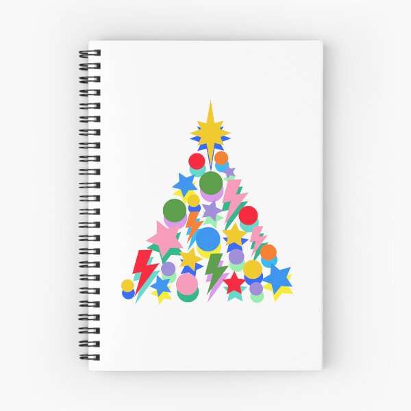 Item preview, Bright Colour Christmas Tree, Lightning, Star and Baubles designed and sold by OneThreeSix.